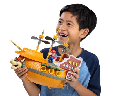 Супер Марио Кораб Nintendo Super Mario Deluxe Bowser's Airship Jakks Pacific 404294 
