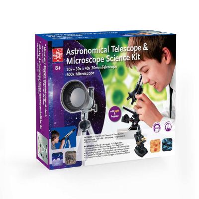 Комплект астрономически телескоп и микроскоп EDU TOYS TM236