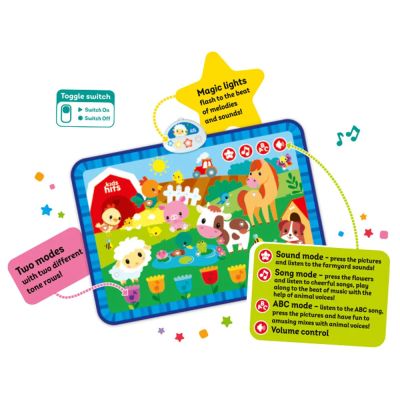 Музикално Килимче с Животни от Фермата Kids Hits KH04