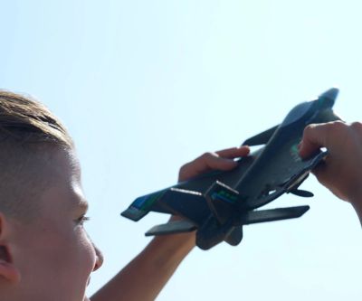 Самолет за каскади с радио контрол Revo Stunt Silverlit 84497 