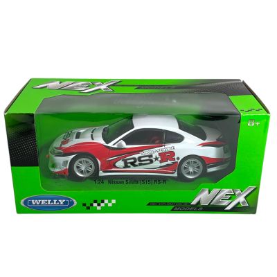 Метална кола Nissan Silvia S15 RS-R Welly 1:24 