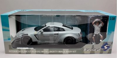 Метален автомобил Nissan GT-R R35 SOLIDO 1:18 - 1805821 