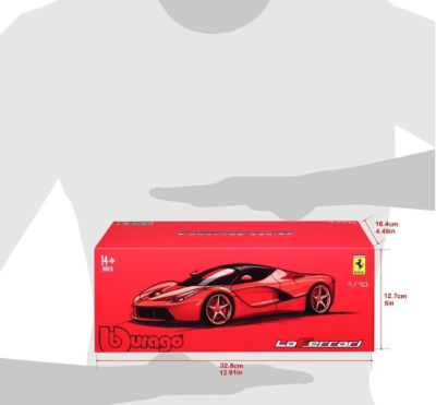 Метална кола LaFerrari Signature Bburago 1/18