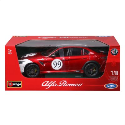 Метална кола Alfa Romeo Giulia GTAm 2020 N99 Bburago 1:18 