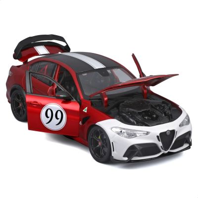 Метална кола Alfa Romeo Giulia GTAm 2020 N99 Bburago 1:18 