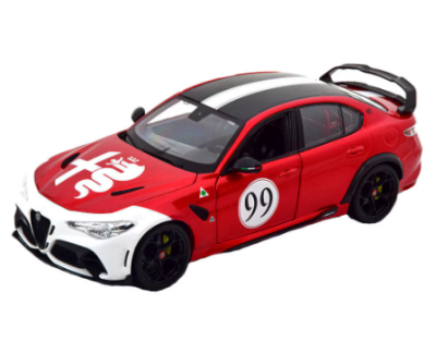 Метална кола Alfa Romeo Giulia GTAm 2020 N99 Bburago 1:18 