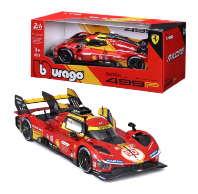 Метална кола Ferrari 499P #50 24H LeMans Bburago 1:24 