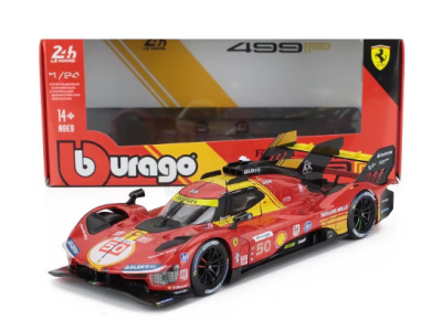 Метална кола Ferrari 499P #50 24H LeMans Bburago 1:24 