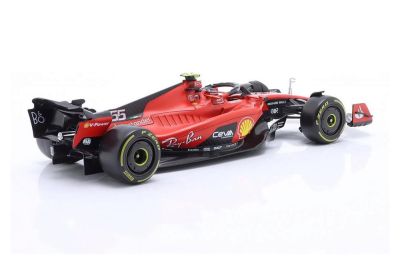 Метална кола Formula 1 Ferrari SF-23 #55 Carlos Sainz Bburago 1:24