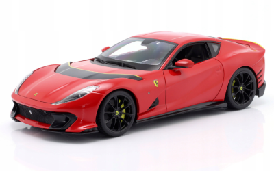 Метална кола Ferrari 812 Competizione 2021 Bburago 1:18 