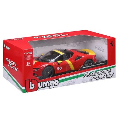 Метална кола Ferrari SF90 Stradale ASSETTO FIORANO Bburago 1:18 