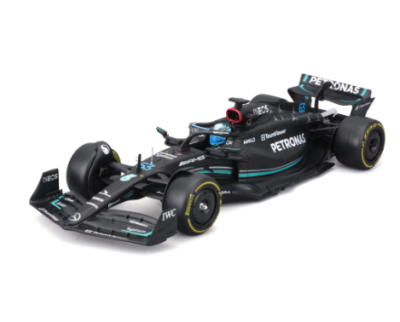 Метална кола Formula 1 за сглобяване Mercedes Amg Petronas Bburago 1:24 