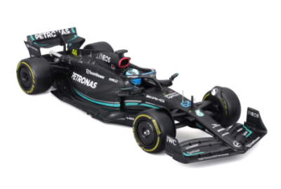 Метална кола Formula 1 за сглобяване Mercedes Amg Petronas Bburago 1:24 