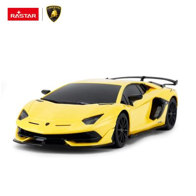 Кола с дистанционно управление Lamborghini AVENTADOR 1:24 Rastar 96100 жълт