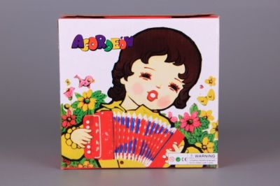 Детски акустичен акордеон черен