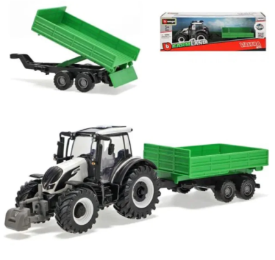 Трактор с ремарке VALTRA N174 Burago