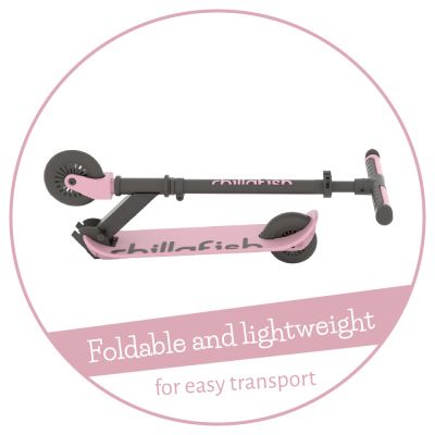 Сгъваема тротинетка Chillafish Flexxi Cameo Pink 