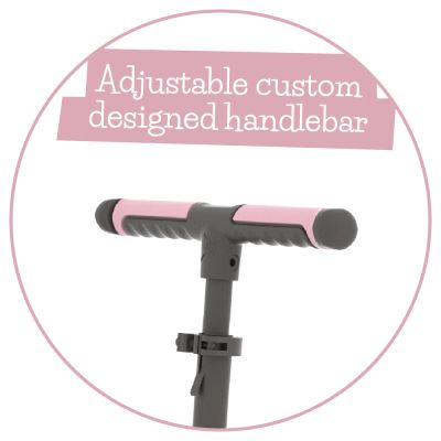 Сгъваема тротинетка Chillafish Flexxi Cameo Pink 