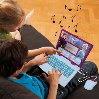 Образователен двуезичен лаптоп Frozen Lexibook на български език
