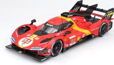 Метална кола за сглобяване Ferrari 499P LMH 24h Le Mans Champion Bburago 1:24 