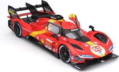 Метална кола за сглобяване Ferrari 499P LMH 24h Le Mans Champion Bburago 1:24 