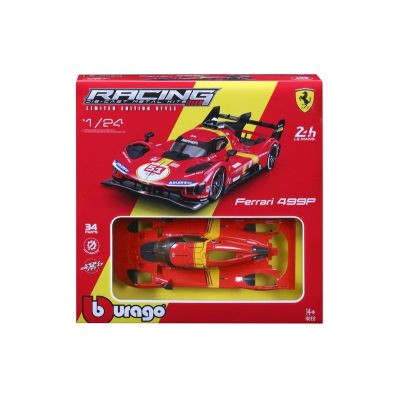 Метална кола за сглобяване Ferrari 499P LMH 24h Le Mans Champion Bburago 1:24 