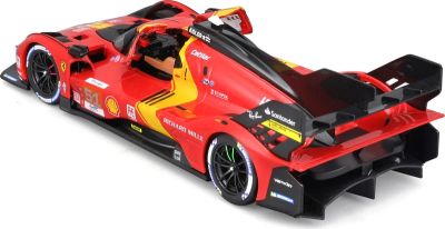 Метална кола за сглобяване Ferrari 499P LMH 24h Le Mans Champion Bburago 1:24 