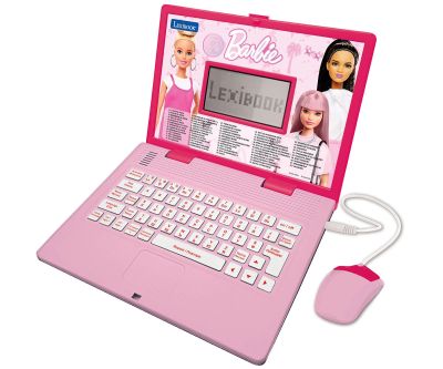 Образователен двуезичен лаптоп Barbie Lexibook на български език