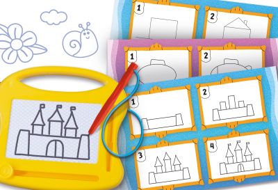 Магическа дъска Забавни упражнения с първи думи LISCIANI CAROTINA