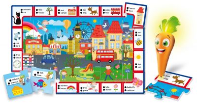 Образователна интерактивна игра Каротина отива в Лондон на български език LISCIANI CAROTINA 