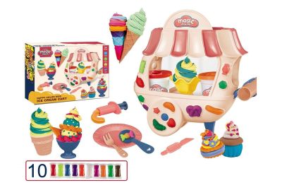 Занимателна игра за моделиране Количка за сладолед