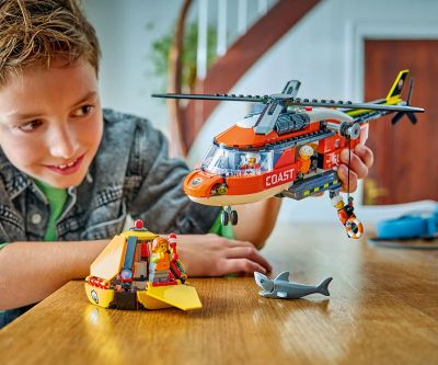 Конструктор LEGO City 60503 Хеликоптер на бреговата охрана