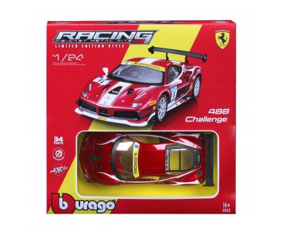 Метална кола за сглобяване Ferrari 488 Challenge Bburago 1:24 