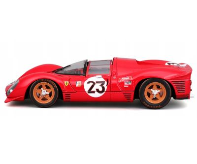 Метална кола за сглобяване Ferrari 330 P4 Daytona Bburago 1:24 