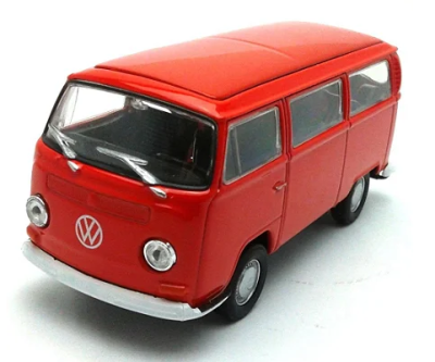 Металeн автомобил Volkswagen Bus T2 Welly 1:34 