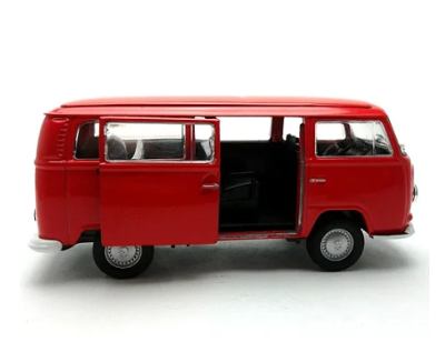 Металeн автомобил Volkswagen Bus T2 Welly 1:34 