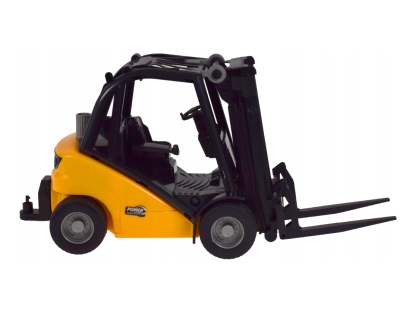 Детски мотокар с вилици и кука жълт