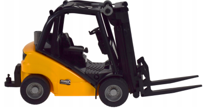 Детски мотокар с вилици и кука жълт