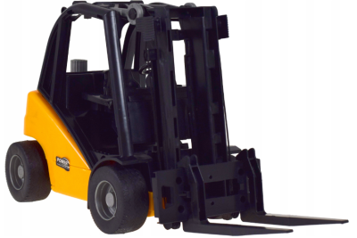 Детски мотокар с вилици и кука жълт