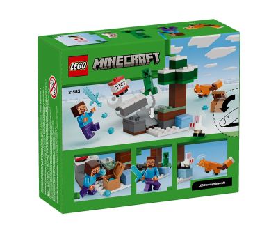 Конструктор LEGO Minecraft 21583 Приключението на Стив в тайгата