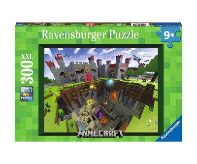 Детски пъзел Minecraft Cutaway 300 XXL части Ravensburger 13334 