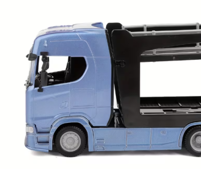 Метален камион автовоз SCANIA S730 с Porsche Bburago 1/43 