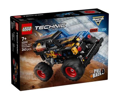 Конструктор LEGO Technic 42219 Monster Jam Grave Digger огън и лед