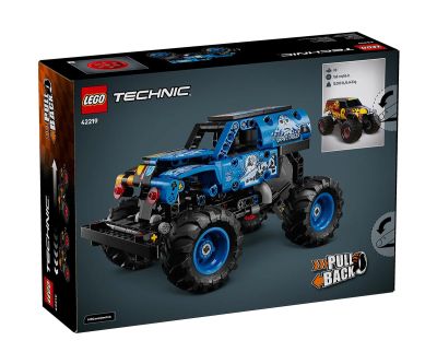Конструктор LEGO Technic 42219 Monster Jam Grave Digger огън и лед