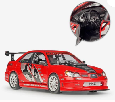 Метална кола Subaru Impreza WRX STI APR Welly 1:24 