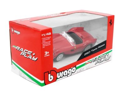 Колекционерска метална кола Ferrari 250 Testa Rossa Bburago 1:43 