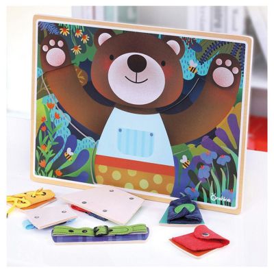 Активна дъска за основни умения Облечи мечето Andreu toys  