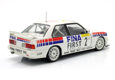 Метална кола BMW M3 E30 FINA Motorsport Team #2 WERK83 18038003 - 1:18