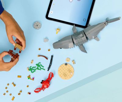 Конструктор Свирепа акула със сандък със съкровище LEGO Creator 31381