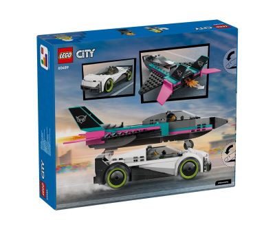 Конструктор самолет срещу колата LEGO City 60489 